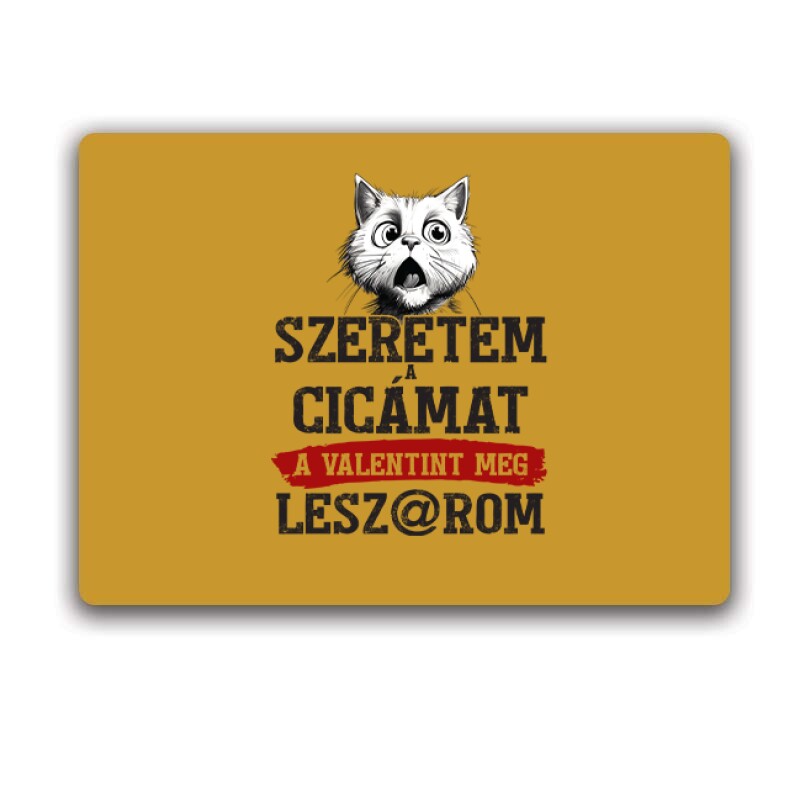 Szeretem a cicámat Egérpad