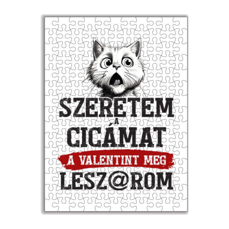 Szeretem a cicámat Puzzle
