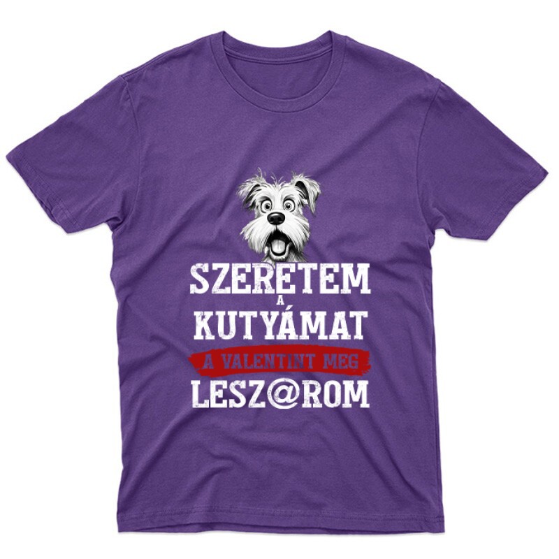 Szeretem a kutyámat Unisex Póló