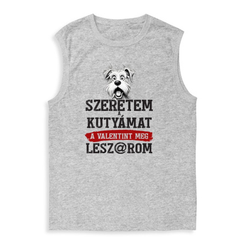 Szeretem a kutyámat Férfi Trikó