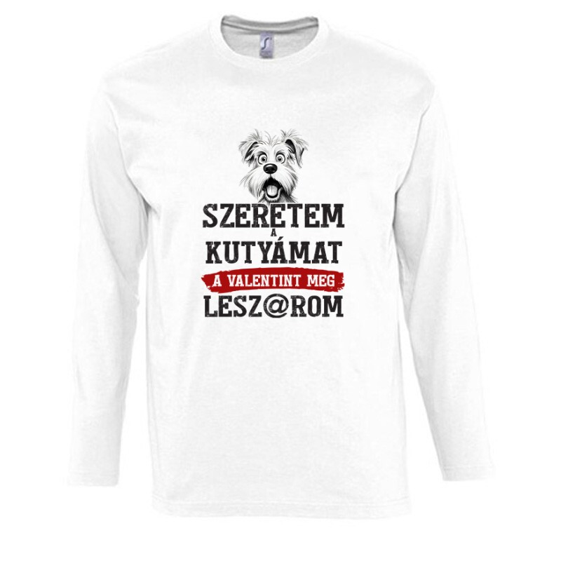 Szeretem a kutyámat Hosszú Ujjú Póló