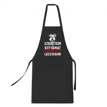 Szeretem a kutyámat Kötény