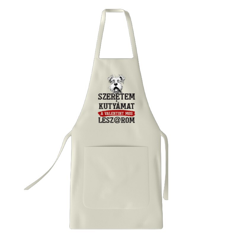 Szeretem a kutyámat Kötény