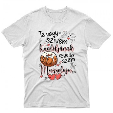 Szívem kuglófjának Unisex Póló