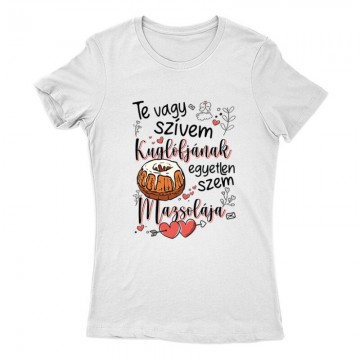 Szívem kuglófjának Női Póló