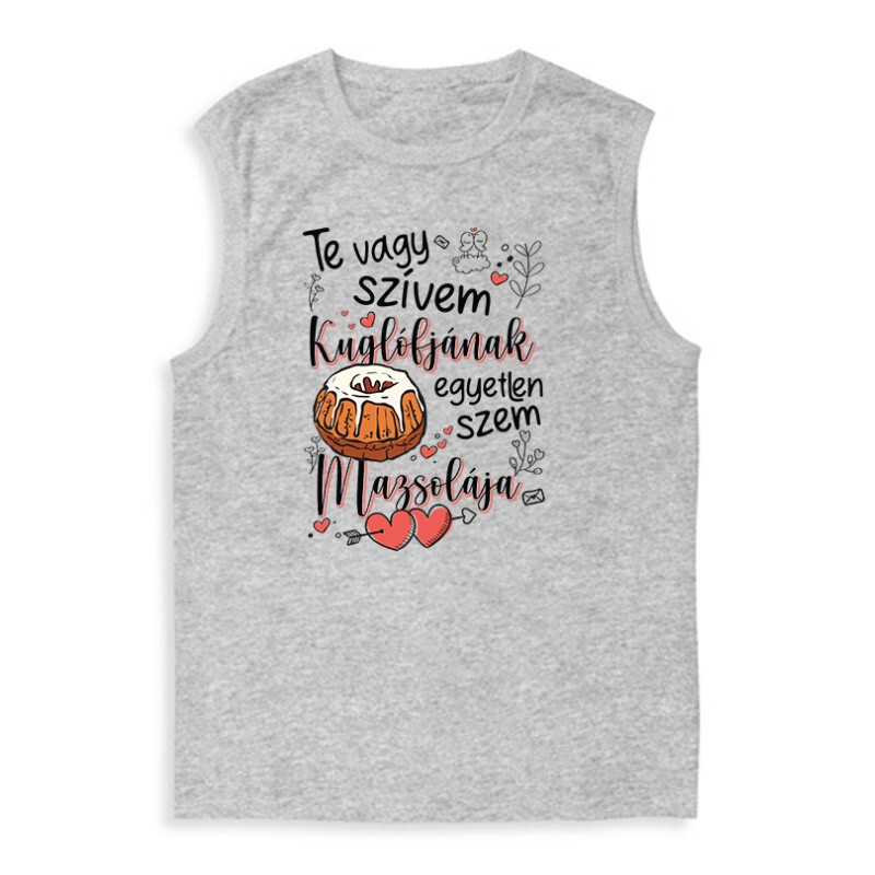 Szívem kuglófjának Férfi Trikó