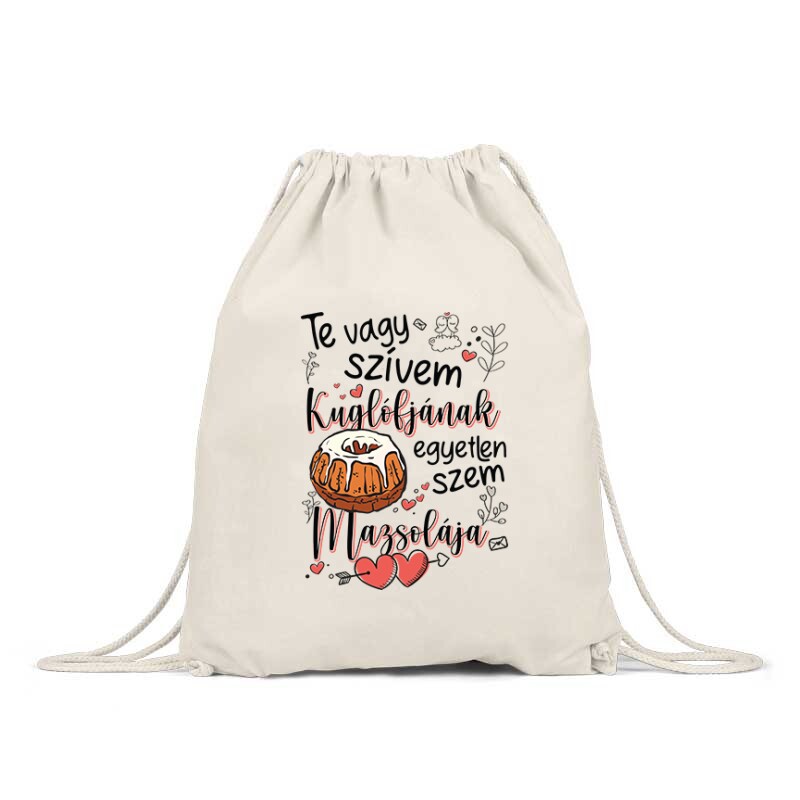 Szívem kuglófjának Hátizsák