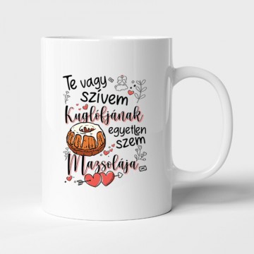 Szívem kuglófjának Bögre