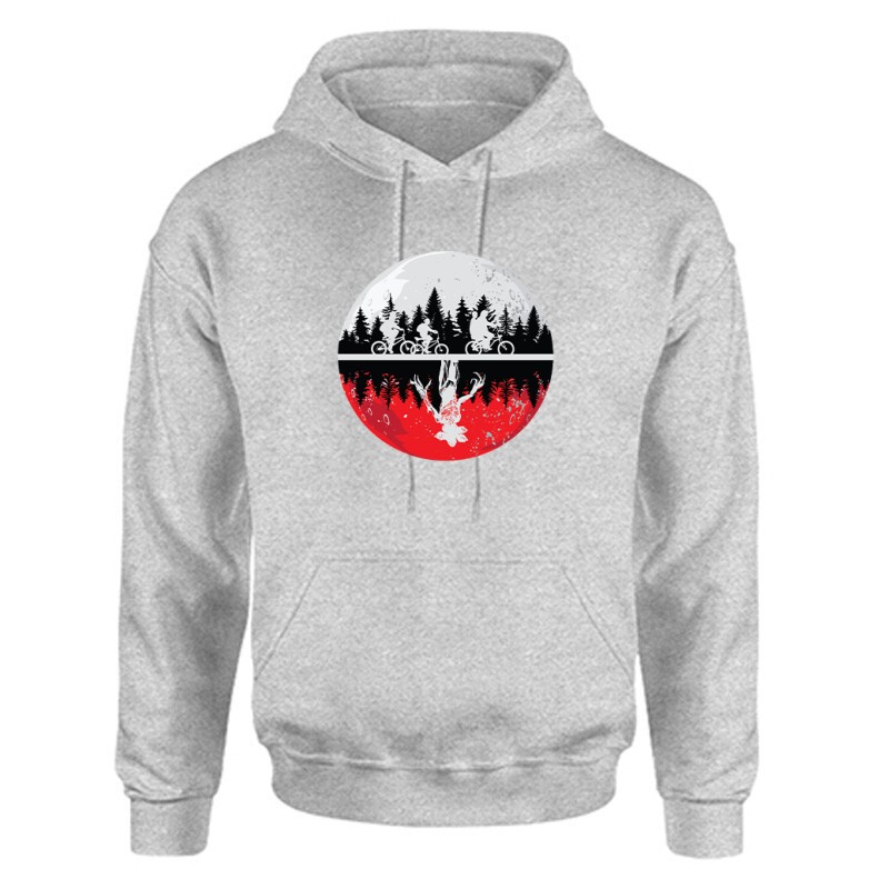 Upside Moon Unisex Kapucnis Pulcsi