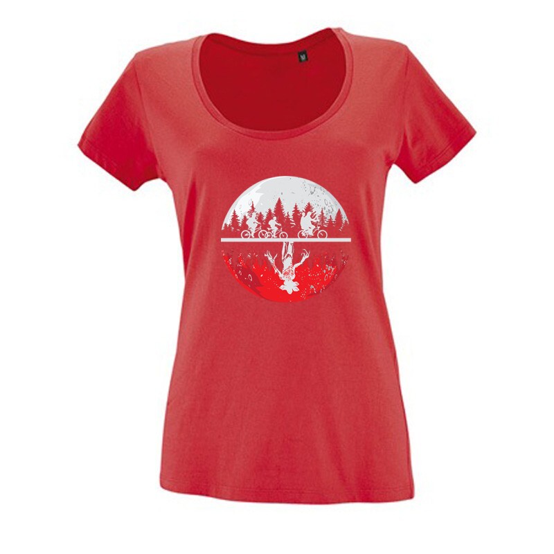 Upside Moon Női O Nyakú Póló