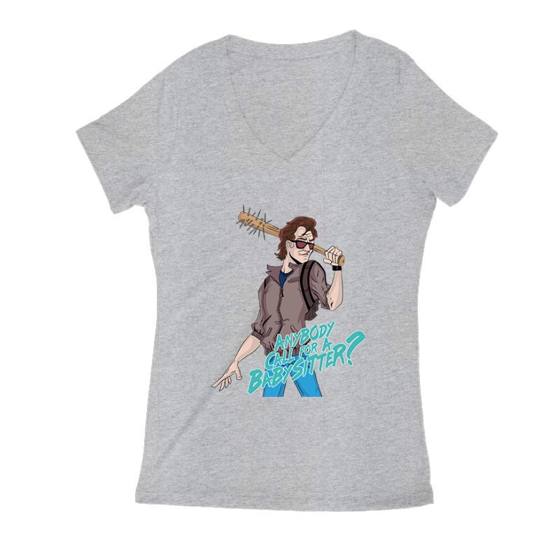 Stranger Things Babysitter Női V Kivágott póló