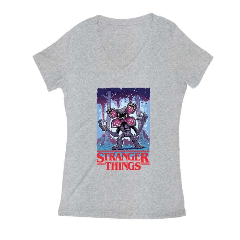 Demorgorgon Női V Kivágott póló