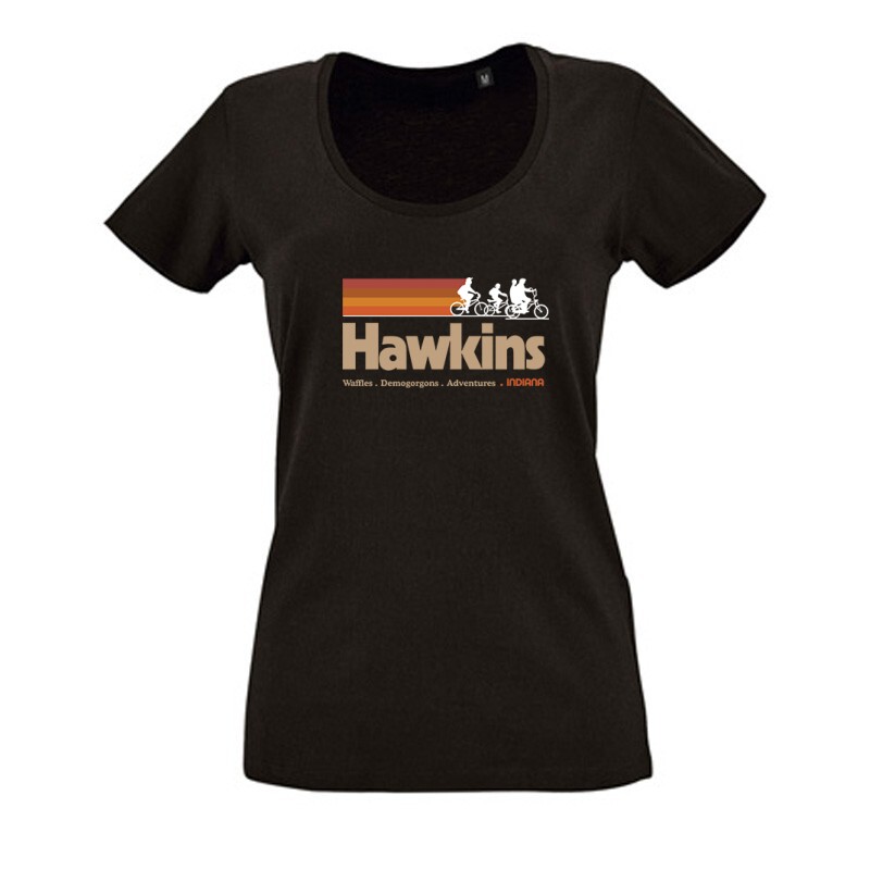 Hawkins Inn Bike Női O Nyakú Póló