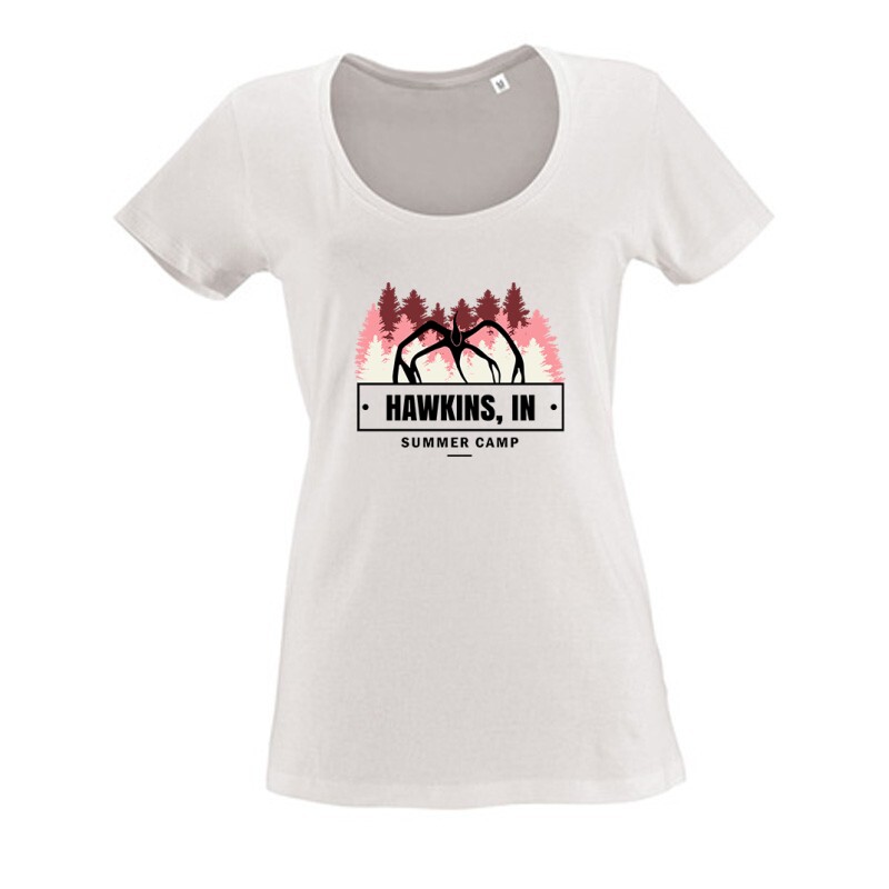 Hawkins Inn Demorgorgon Női O Nyakú Póló