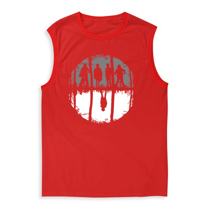 Stranger Thing Outside Férfi Trikó