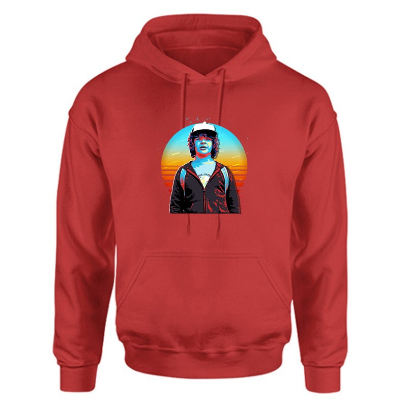 Stranger Things karakter - Dustin Unisex Kapucnis Pulcsi