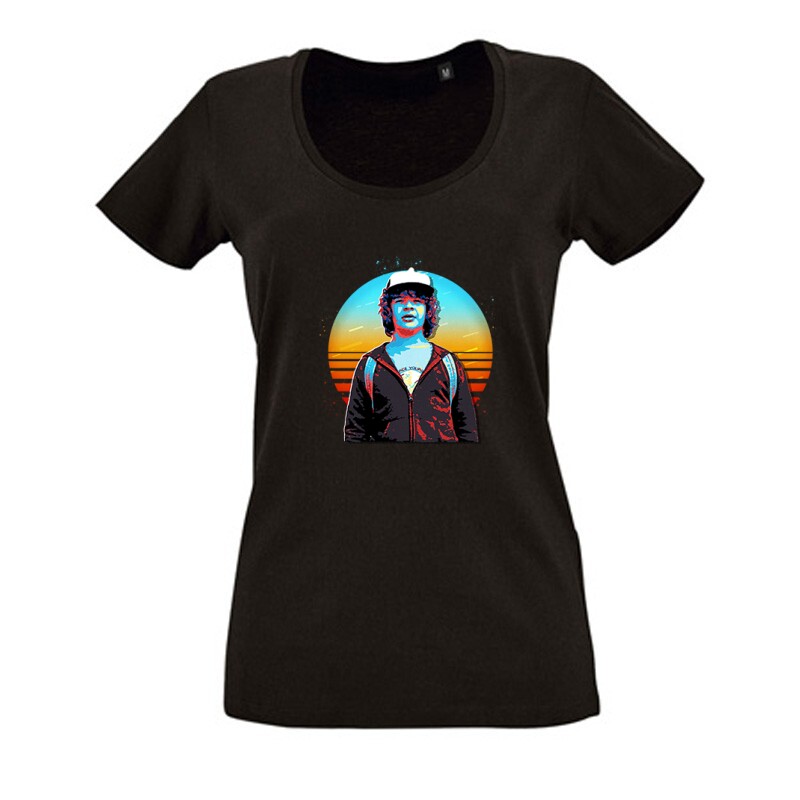 Stranger Things karakter - Dustin Női O Nyakú Póló