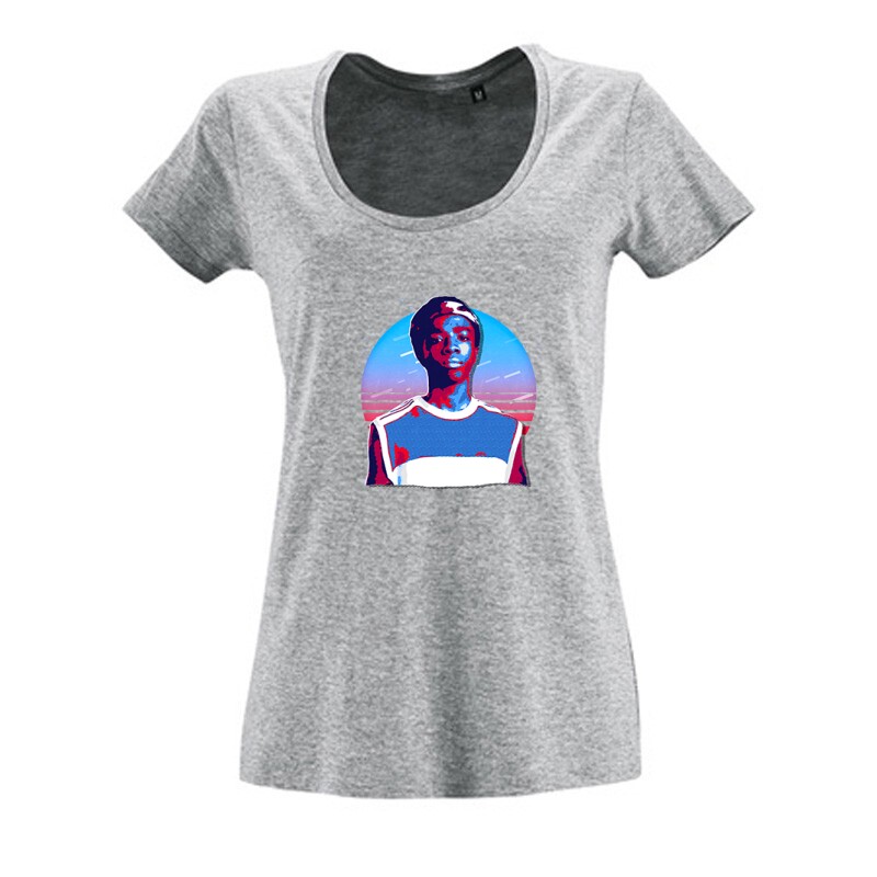 Stranger Things karakter - Lucas Női O Nyakú Póló