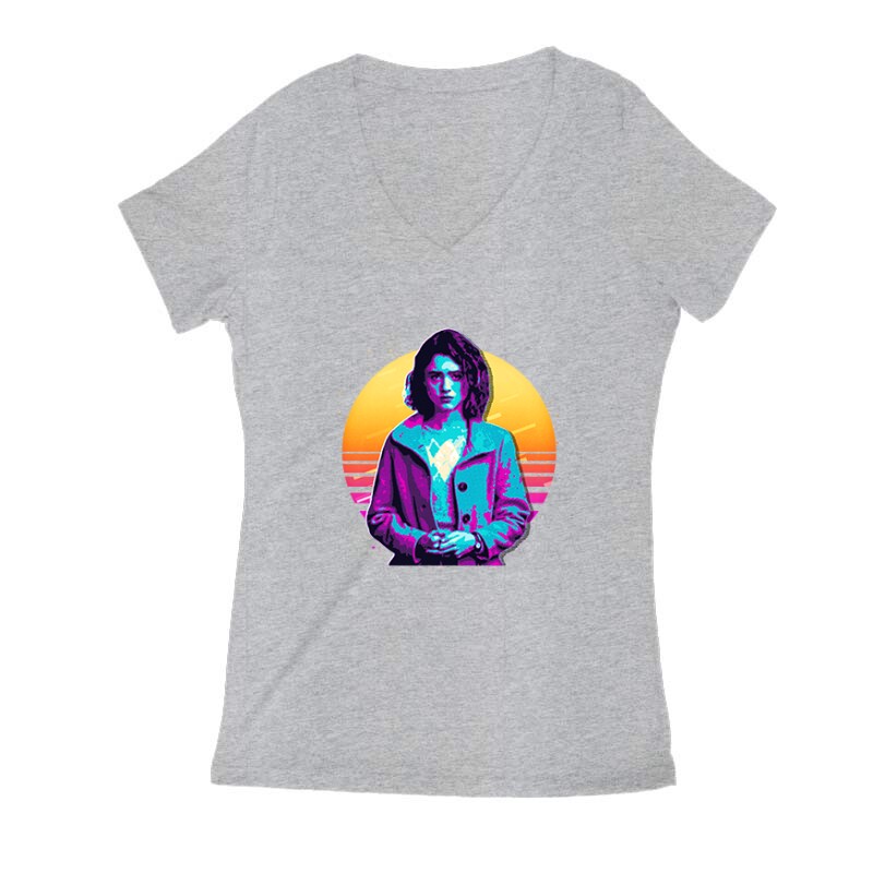 Stranger Things karakter - Nancy Női V Kivágott póló