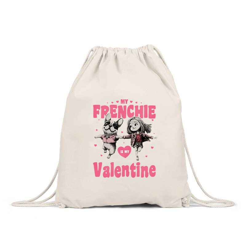 Frenchie is my valentine Hátizsák