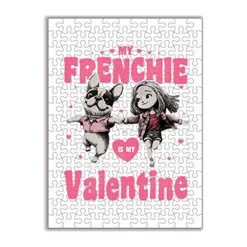 Frenchie is my valentine Puzzle