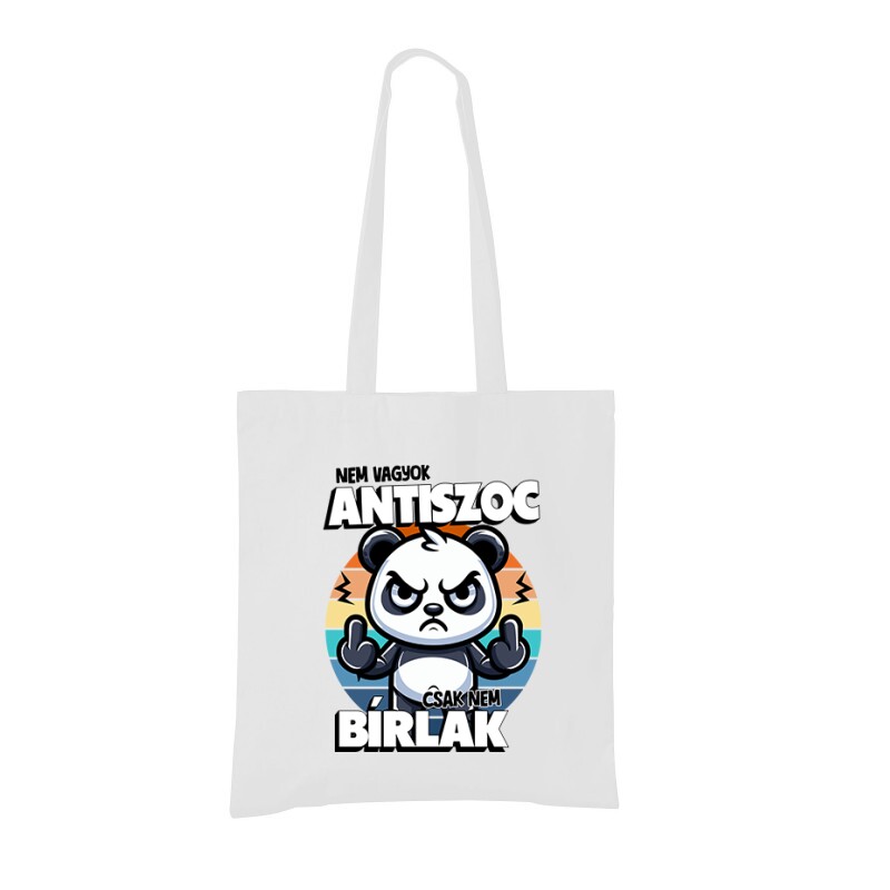 Nem vagyok antiszoc, csak nem bírlak Bevásárló Táska