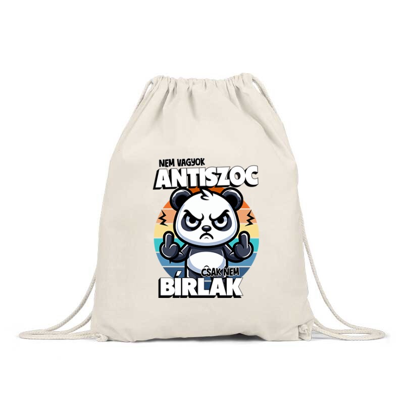 Nem vagyok antiszoc, csak nem bírlak Hátizsák