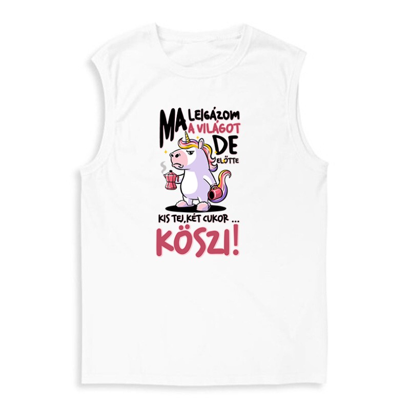 Kis tej, két cukor köszi Férfi Trikó