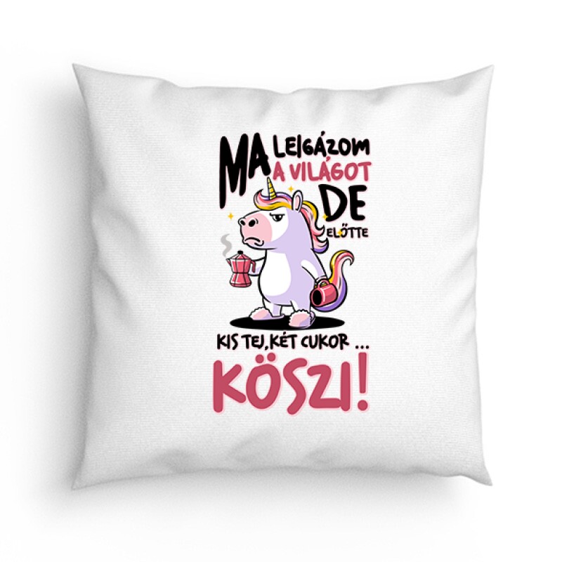 Kis tej, két cukor köszi Párna