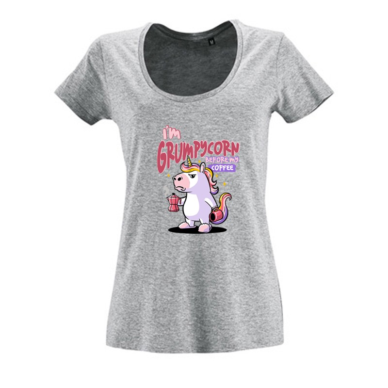 Grumpycorn Női O Nyakú Póló