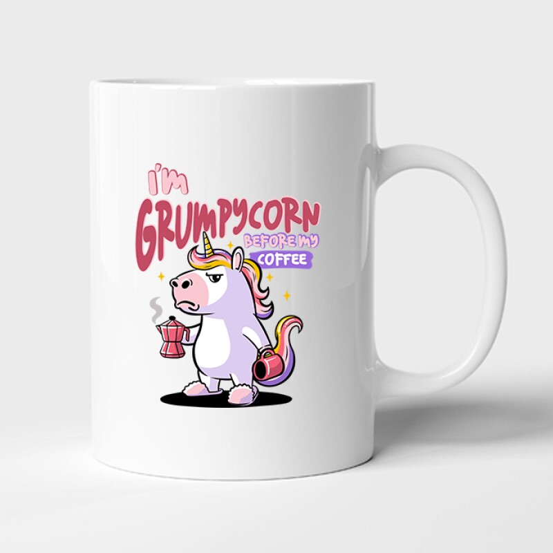 Grumpycorn Bögre