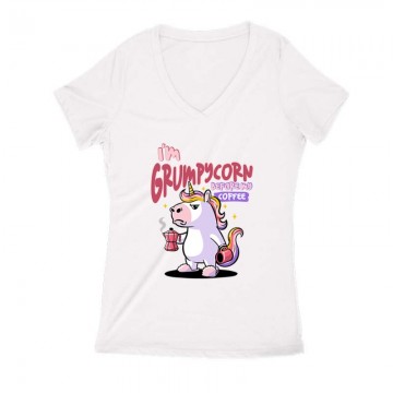 Grumpycorn Női V Kivágott póló