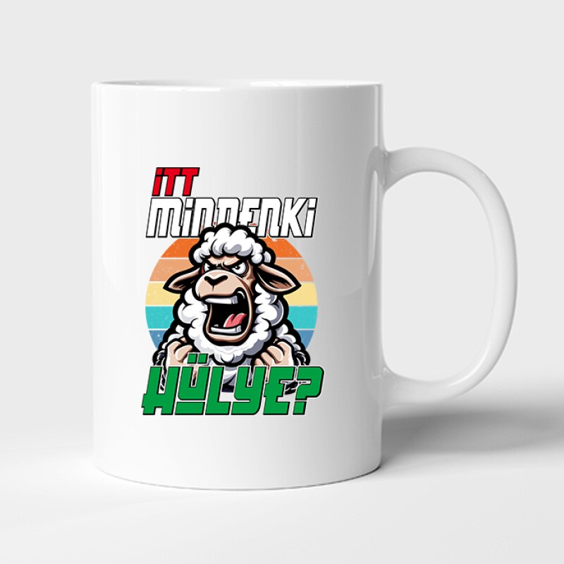 Itt mindenki hülye? Bögre