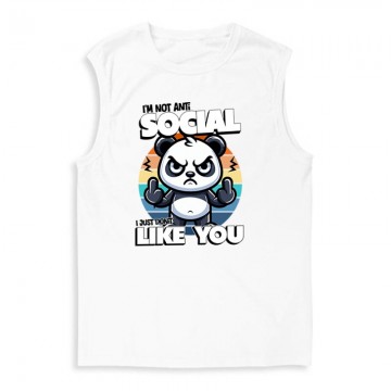 i'm not antisocial panda...