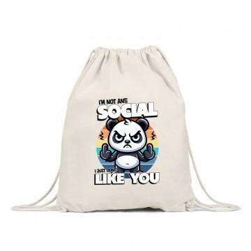 i'm not antisocial panda...