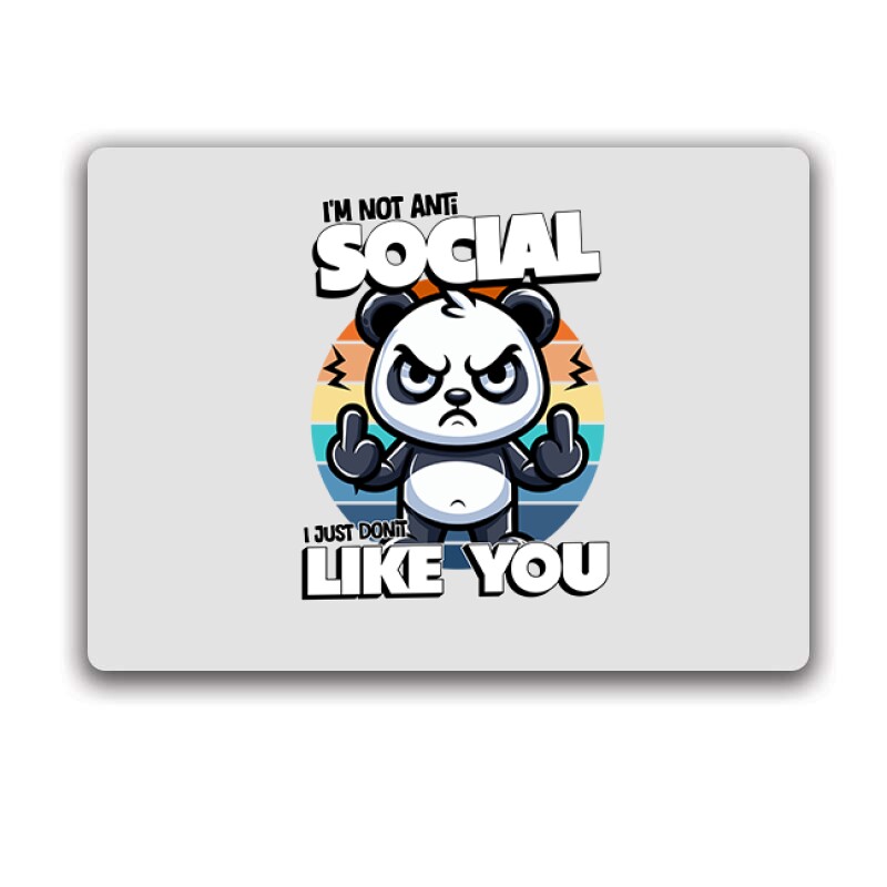 i'm not antisocial panda Egérpad