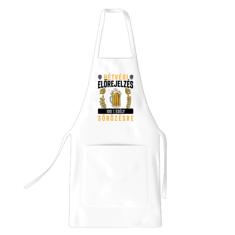 Hétvégi előrejelzés - Sörözés Kötény