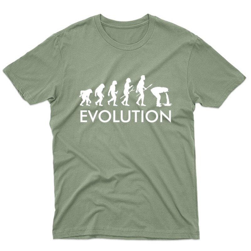 Evolution - hányás Unisex Póló