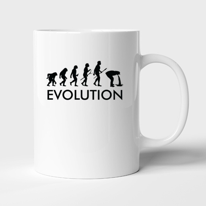Evolution - hányás Bögre