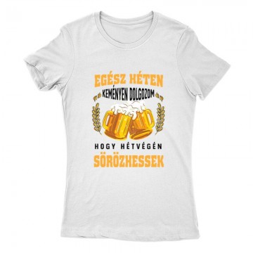 Keményen dolgozok hogy...