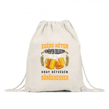 Keményen dolgozok hogy...