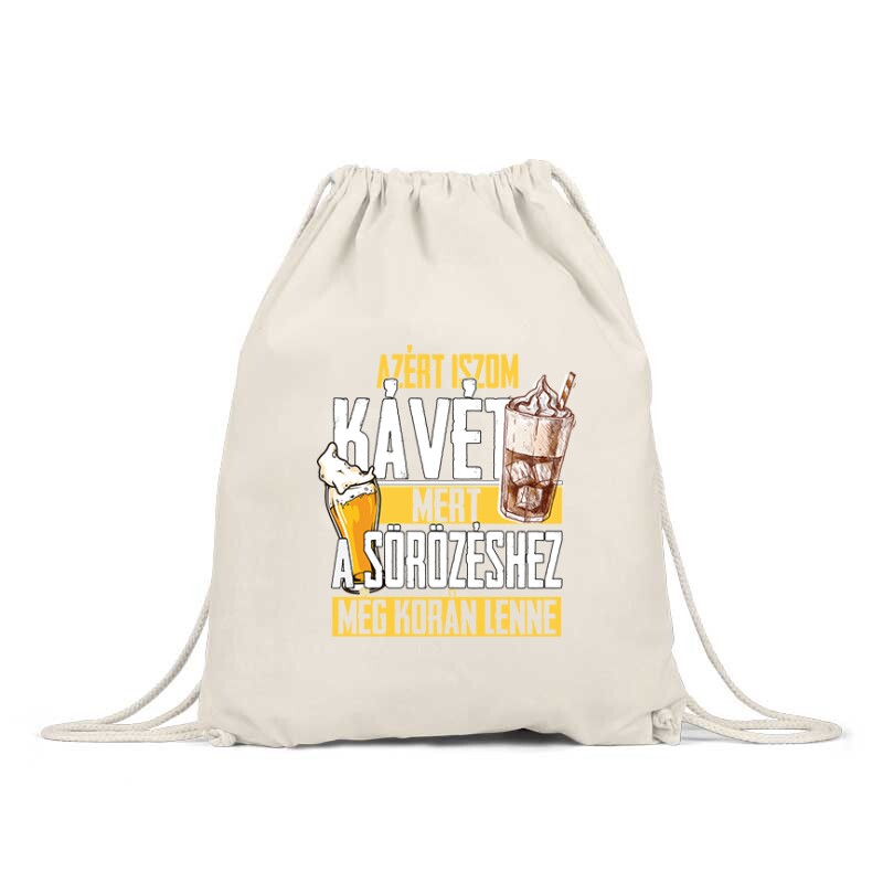 A sörhöz még korán van Hátizsák