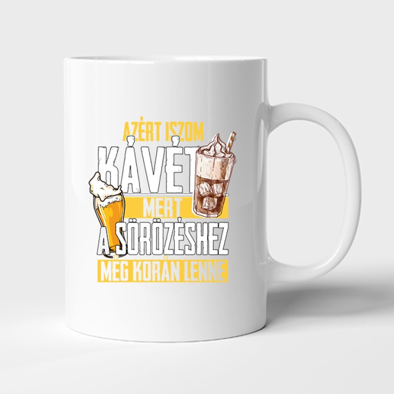 A sörhöz még korán van Bögre