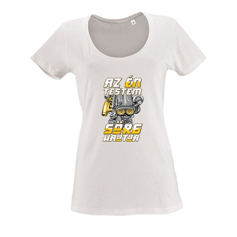 Sör6 Hajtja Női O Nyakú Póló