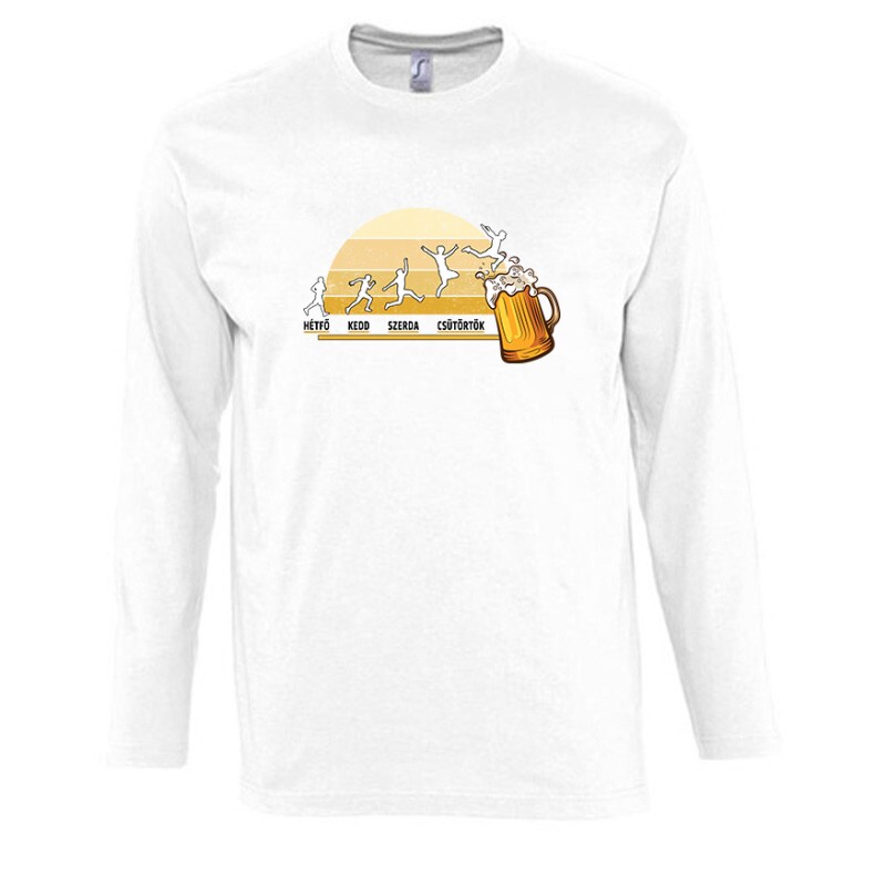 Sörpéntek Hosszú Ujjú Póló