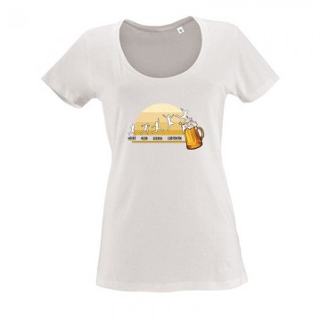 Sörpéntek Női O Nyakú Póló