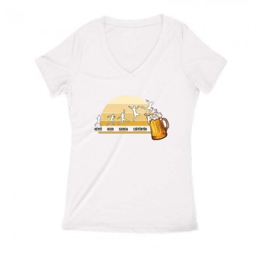 Sörpéntek Női V Kivágott póló