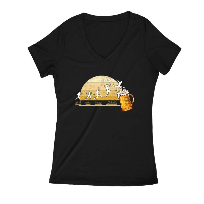 Sörpéntek Női V Kivágott póló