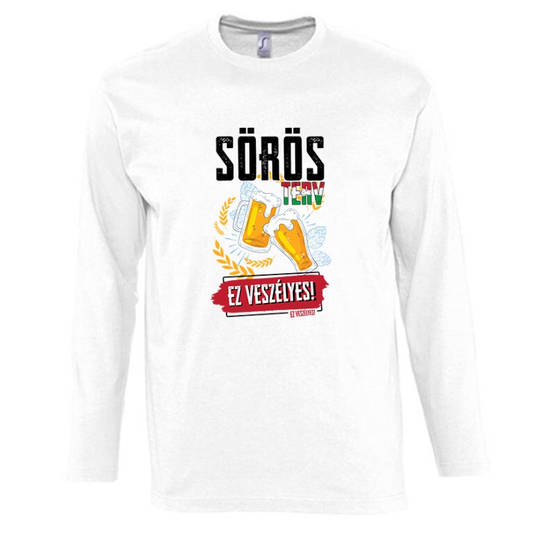 Sörös Terv Hosszú Ujjú Póló