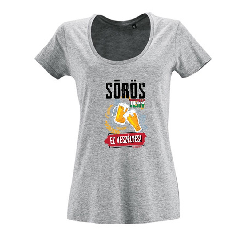 Sörös Terv Női O Nyakú Póló